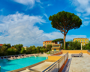 Image showing public pool on a hot day