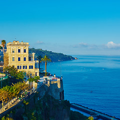 Image showing Sorrento is expensive and most beautiful European resort.