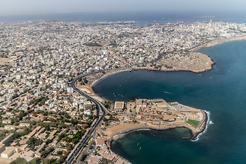 Image showing Aerial view of Dakar