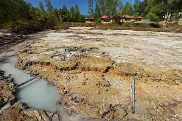 Image showing sulphurous lakes near Manado, Indonesia 