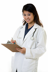 Image showing Friendly lady doctor