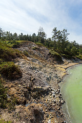 Image showing sulphurous lake - Danau Linow