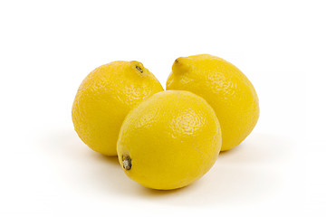 Image showing juicy lemon isolated on white