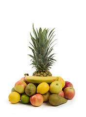 Image showing Pineapple and other fruit