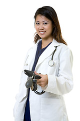 Image showing Young woman doctor