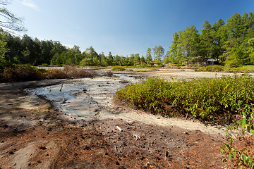 Image showing sulphurous lakes near Manado, Indonesia 