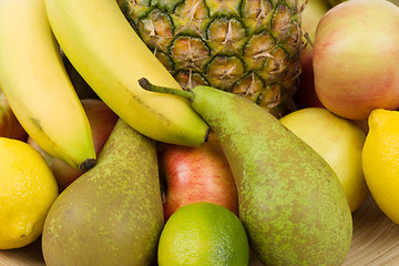 Image showing Pineapple and other fruit