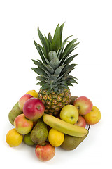 Image showing Pineapple and other fruit