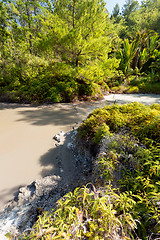 Image showing sulphurous lakes near Manado, Indonesia 