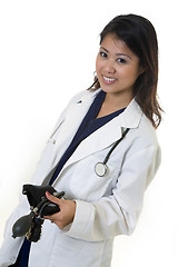 Image showing Young woman doctor