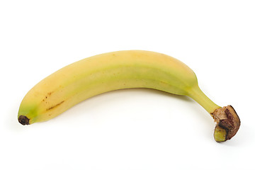 Image showing fresh juicy banana isolated on white