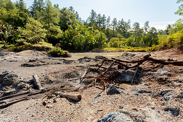 Image showing sulphurous lakes near Manado, Indonesia 