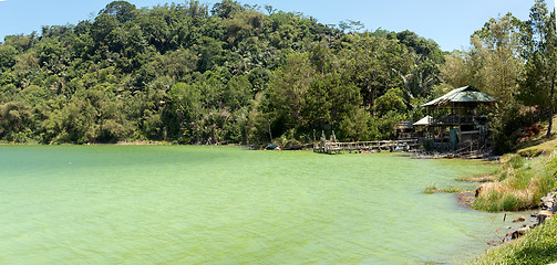 Image showing sulphurous lake - Danau Linow