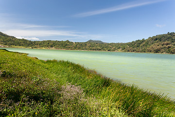 Image showing sulphurous lake - Danau Linow