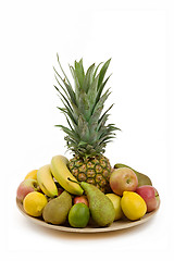 Image showing Pineapple and other fruit