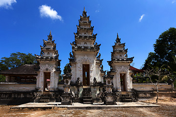 Image showing Hindu temple at Pura Sahab, Nusa Penida, Bali, Indonesia