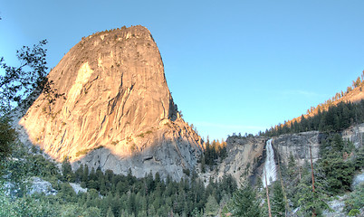 Image showing Sunset in Yosemite park