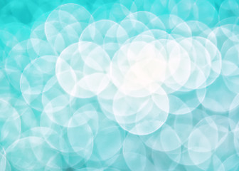 Image showing Turquoise bokeh