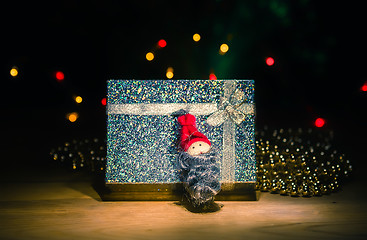 Image showing Gift and toy Santa