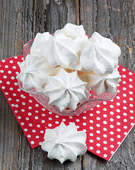 Image showing White Meringue Cookies