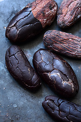 Image showing Raw Cocoa beans