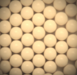 Image showing white balls background