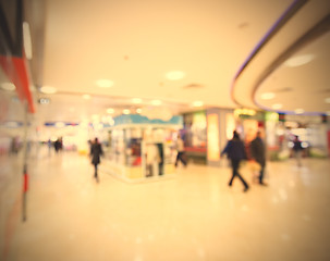 Image showing Passage in shop out of focus