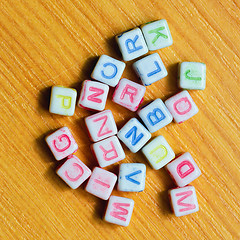 Image showing Dice Letters