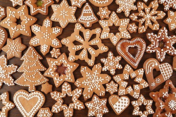Image showing Gingerbread cookies