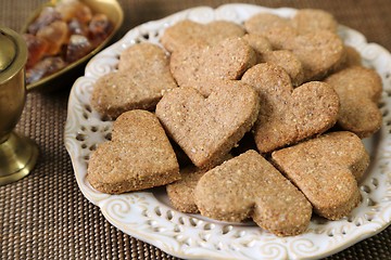 Image showing Biscuits with almonds.
