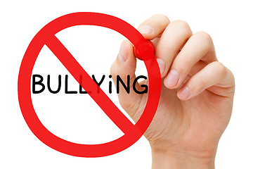 Image showing Bullying Prohibition Sign Concept