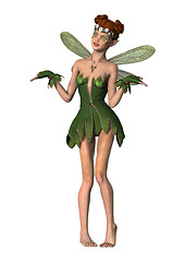 Image showing Spring Fairy on White