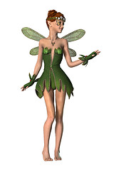 Image showing Spring Fairy on White