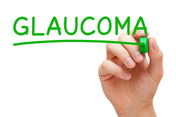 Image showing Glaucoma Green Marker