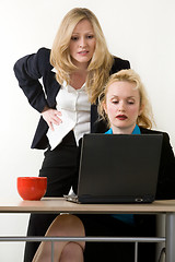 Image showing Two women coworkers