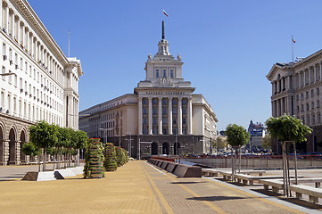 Image showing Independence square in Sofia, Bulgaria 