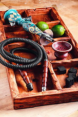 Image showing Hookah set and accessories