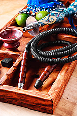 Image showing Hookah set and accessories