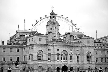 Image showing old construction in england europe london wall antique and light