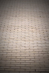 Image showing brick in london   the    abstract    texture of a ancien wall an