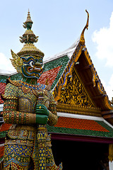 Image showing  thailand asia   in  bangkok rain sword