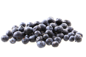 Image showing blueberries isolated on the white background