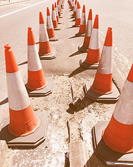 Image showing  Traffic cone vintage