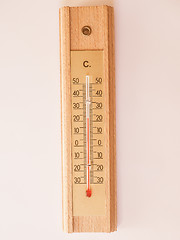 Image showing  Thermometer for air temperature vintage