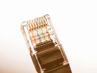 Image showing  RJ45 picture vintage