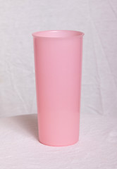 Image showing Empty plastic cup isolated