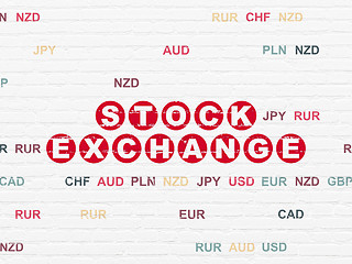 Image showing Finance concept: Stock Exchange on wall background