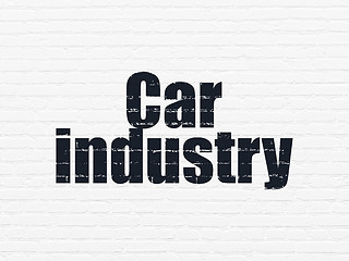 Image showing Industry concept: Car Industry on wall background