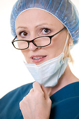 Image showing Woman surgeon