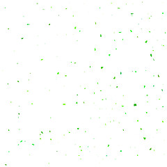 Image showing Green Confetti Background.